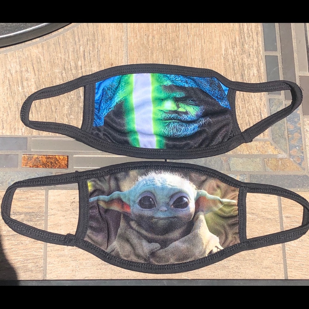 Baby Yoda / Luke Face Mask